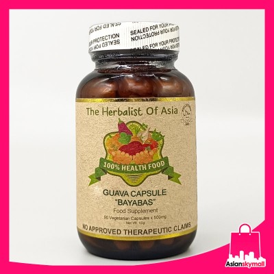 THE HERBALIST OF ASIA Guava Capsule 500mg 90 Vegetarian Capsules